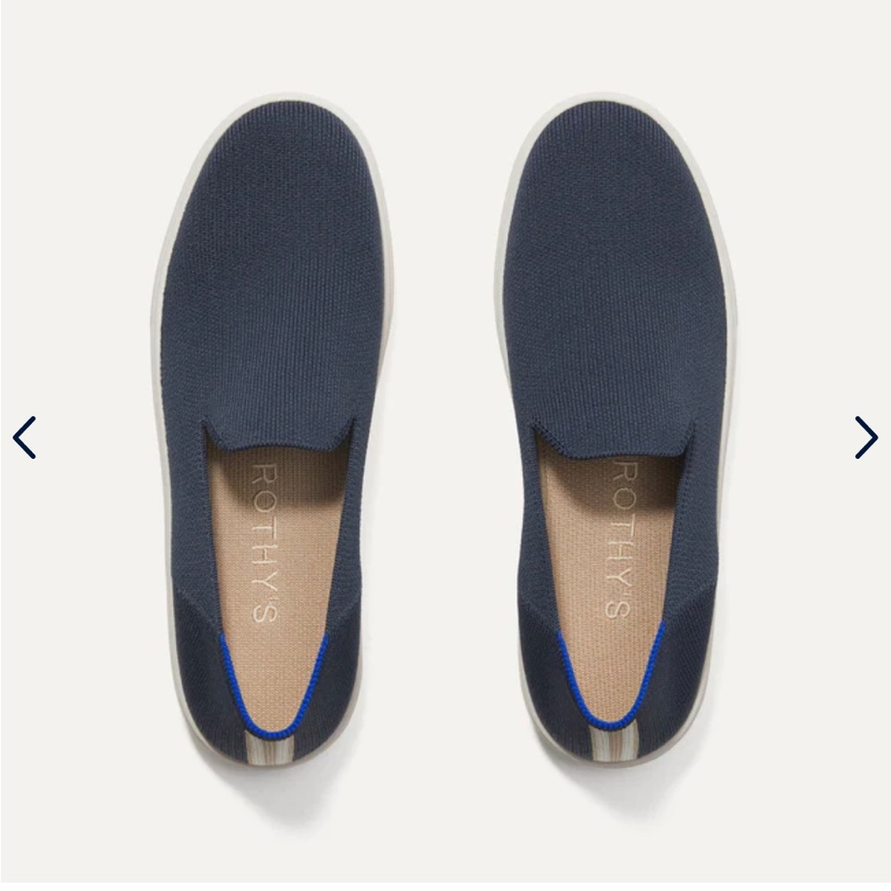 Rothy's Navy Blue Slip-On Shoes